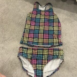 Lands end girls tankini